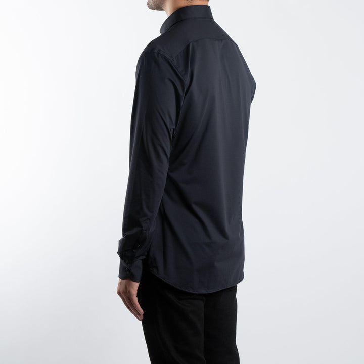 ACTIVE SOLID SHIRT 003 NAVY