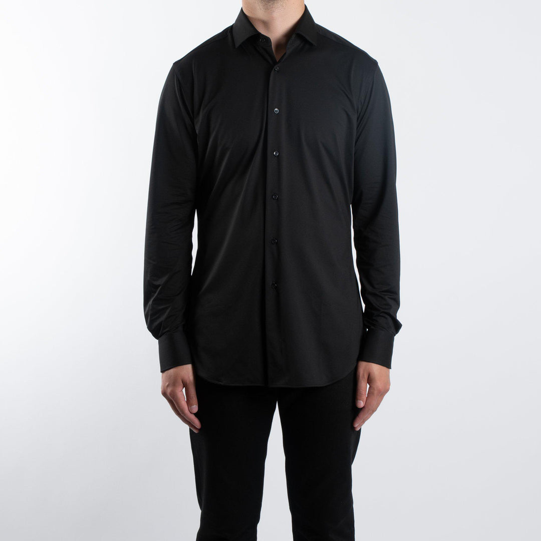 ACTIVE SOLID SHIRT 004 BLACK