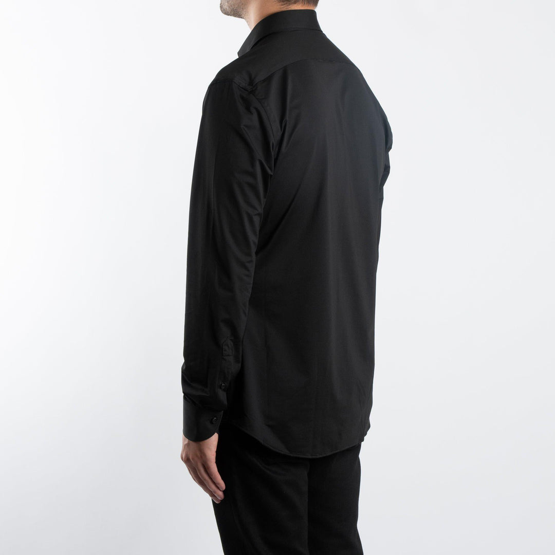 ACTIVE SOLID SHIRT 004 BLACK