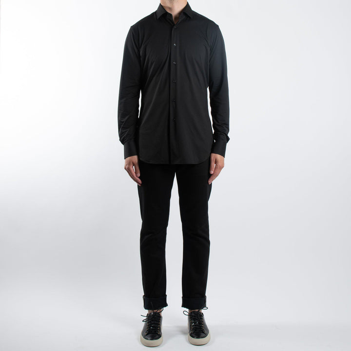 ACTIVE SOLID SHIRT 004 BLACK