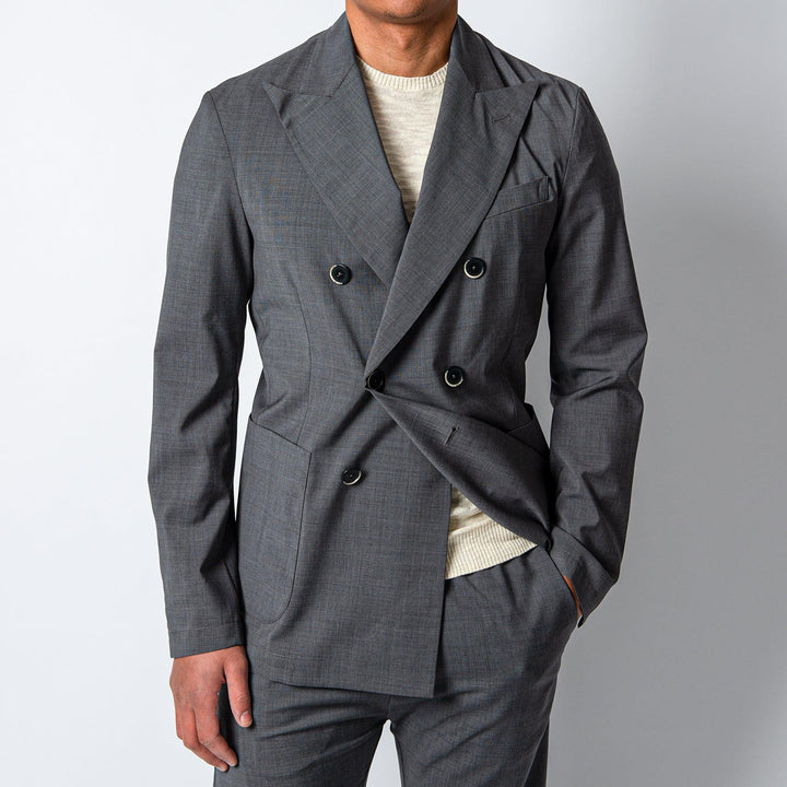 SIROCO WOOL JACKET. Grey