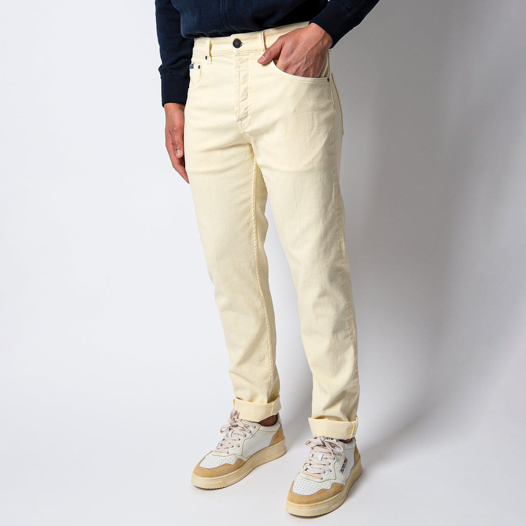 JIMMY DENIM DYED TROUSER YELLOW