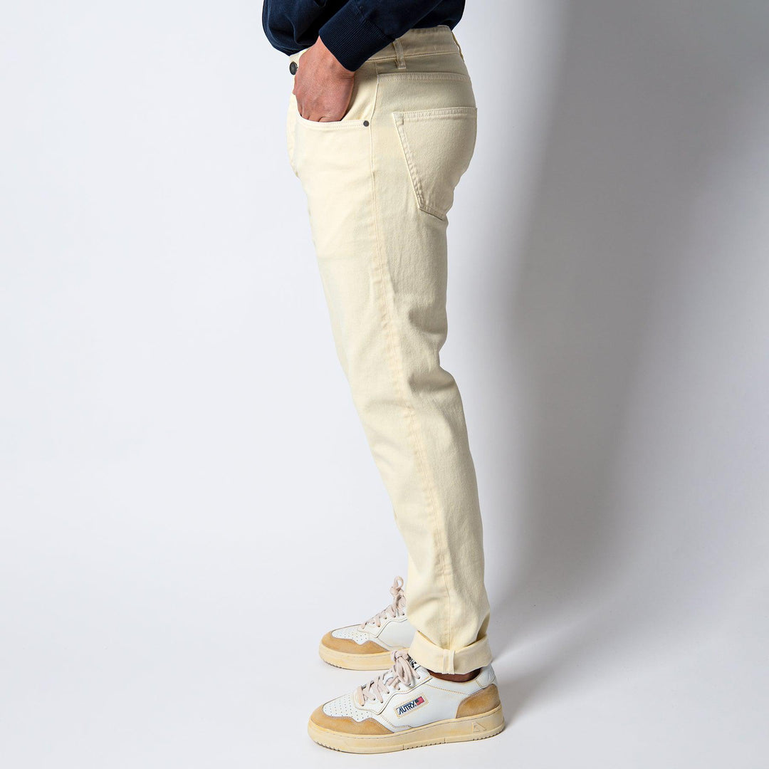 JIMMY DENIM DYED TROUSER YELLOW