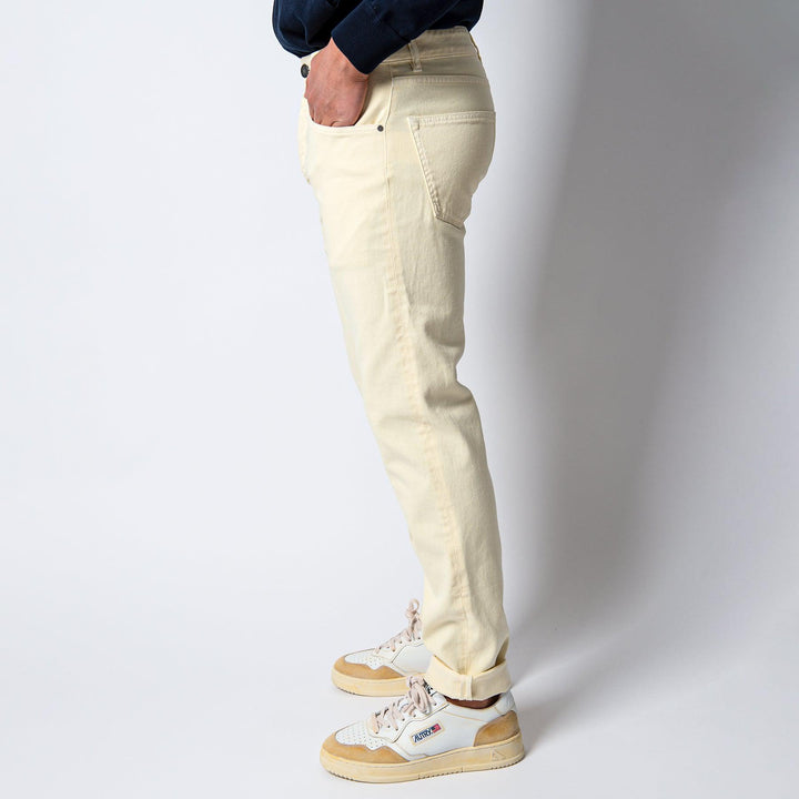 JIMMY DENIM DYED TROUSER YELLOW