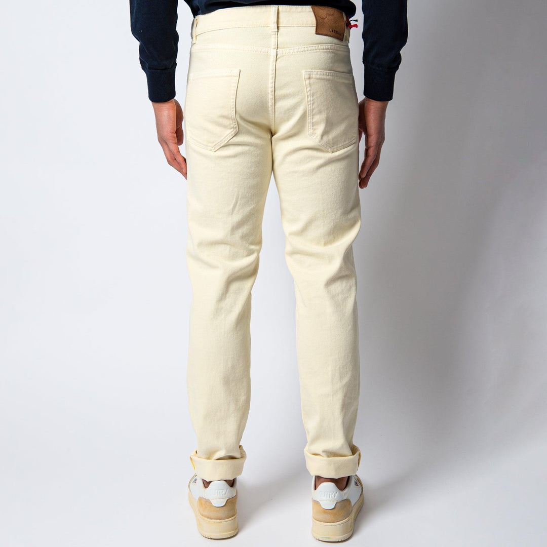 JIMMY DENIM DYED TROUSER YELLOW