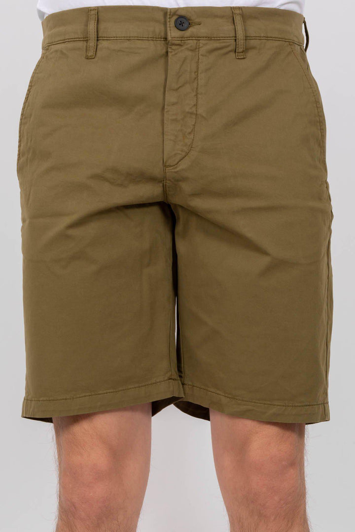 CROWN COTTON SHORTS 1004 GREEN