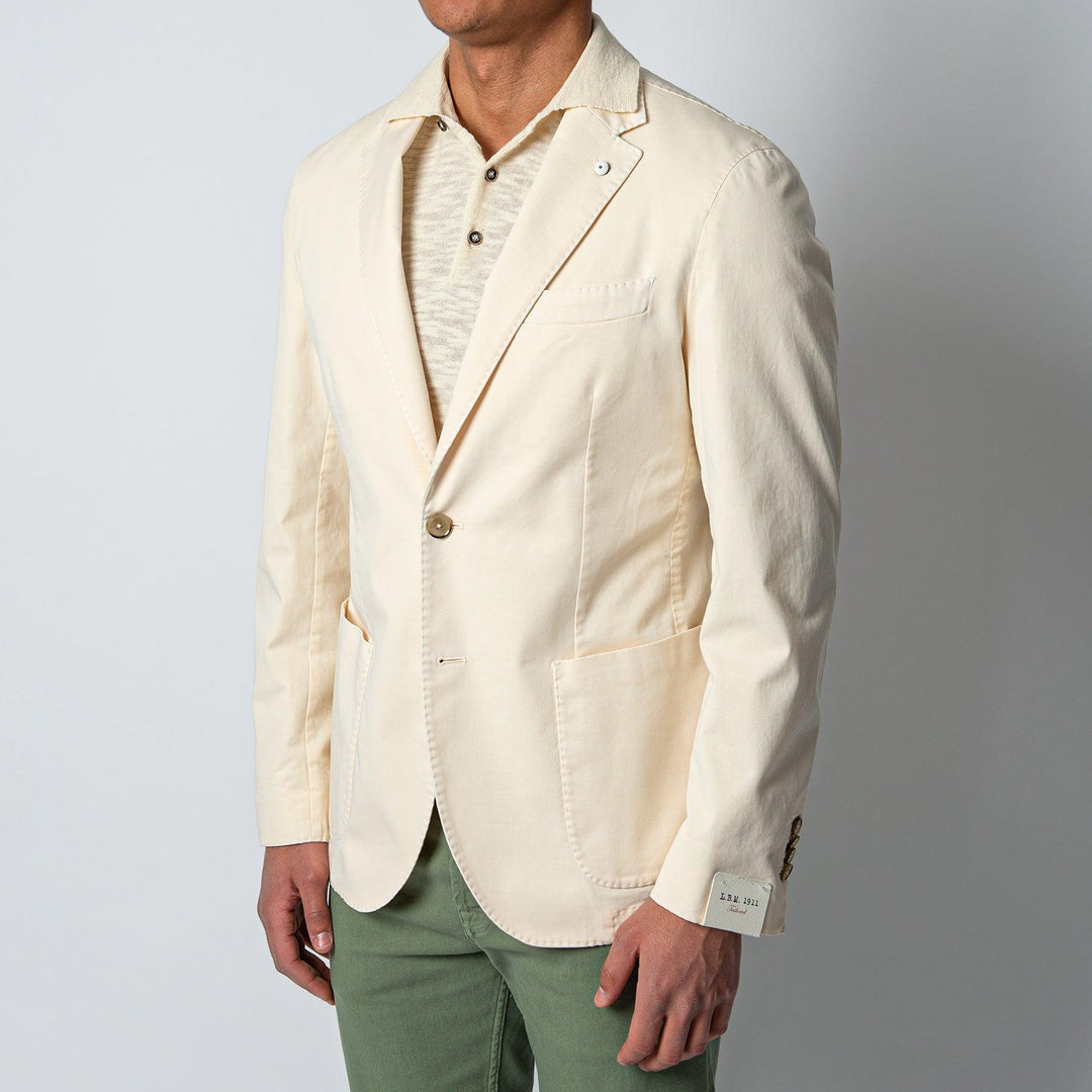 JACK REG COTTON BLAZER OFF WHITE