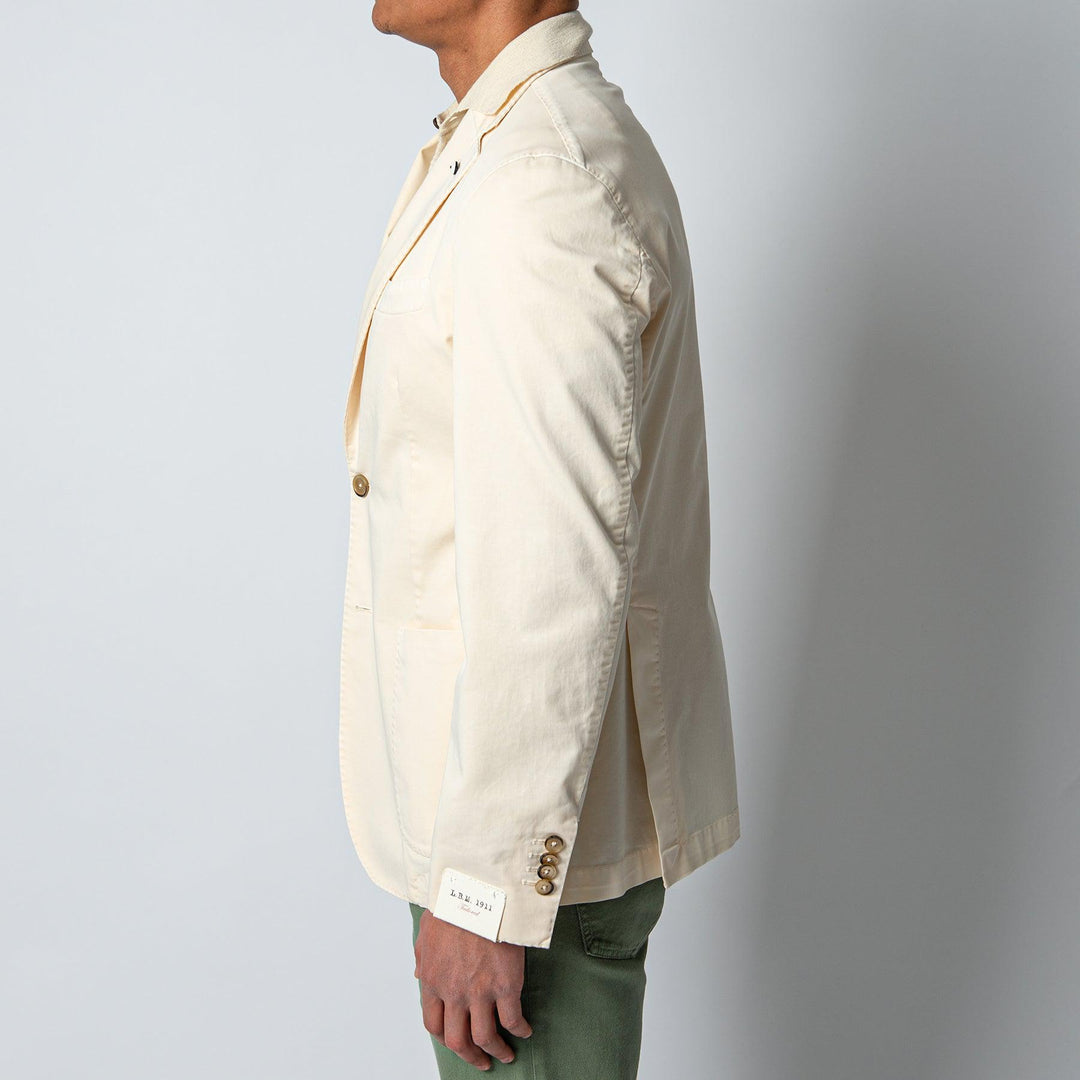 JACK REG COTTON BLAZER OFF WHITE