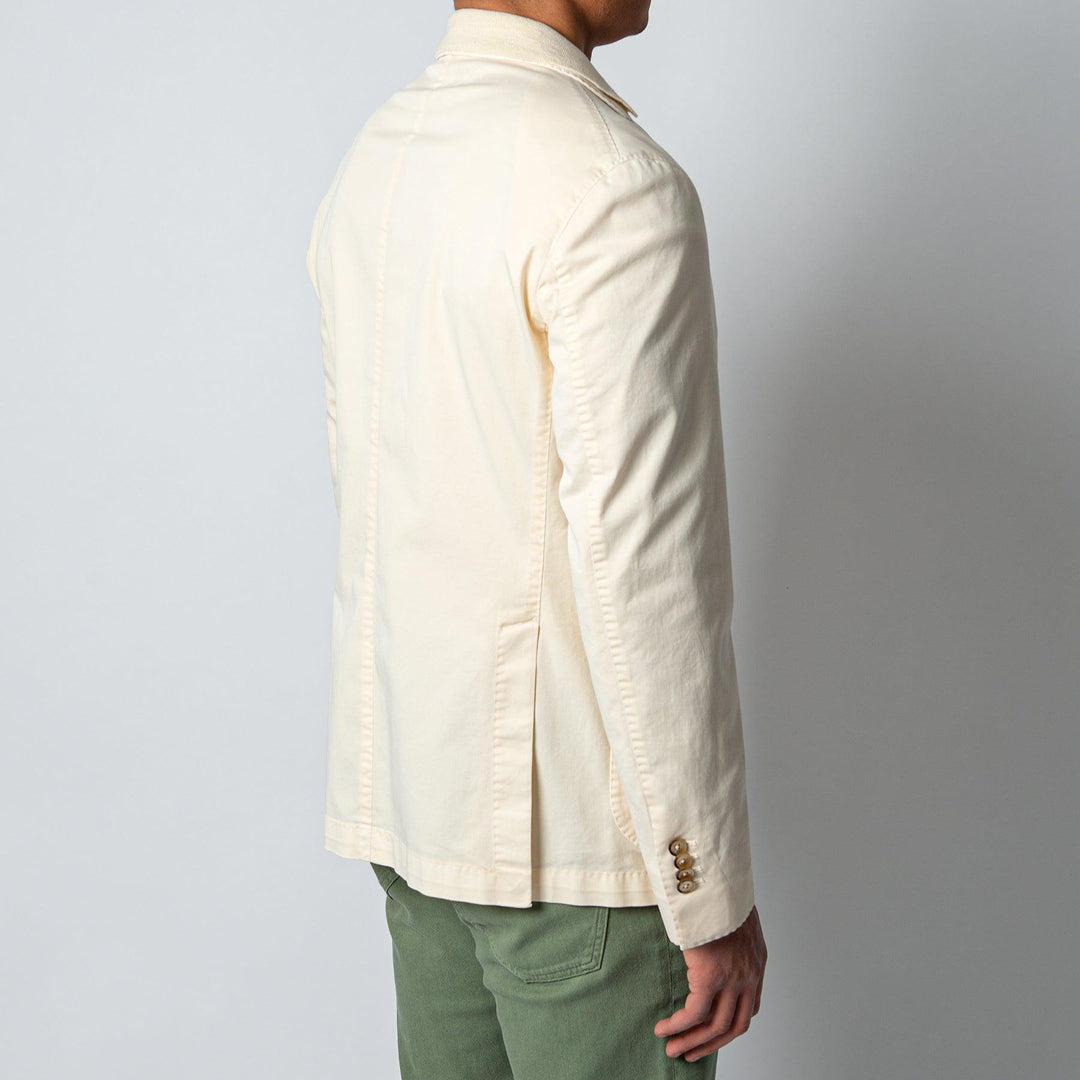 JACK REG COTTON BLAZER OFF WHITE