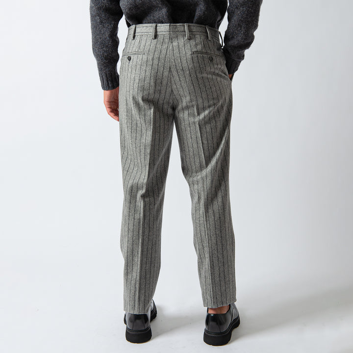 STRIPE FLANNEL SUIT Grey