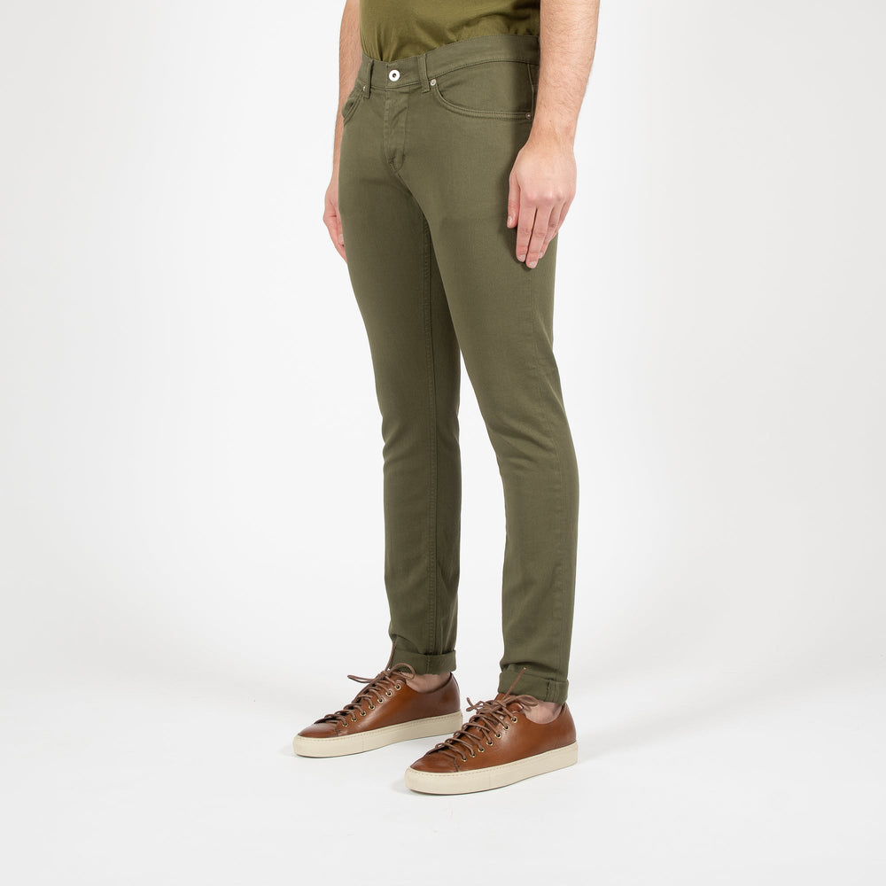 GEORGE UP232 COTTON TWILL TROUSER GREEN