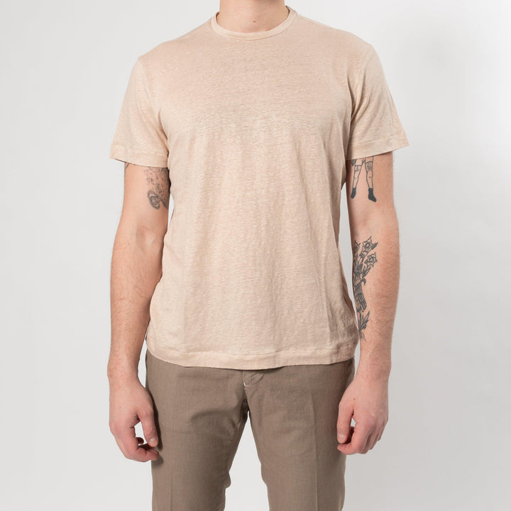 COURTES LINEN T-SHIRT KHAKI