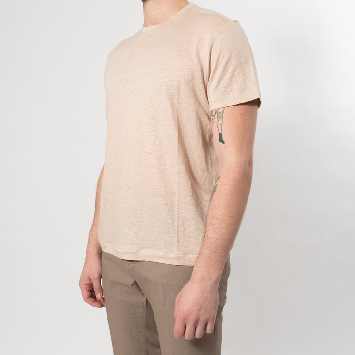 COURTES LINEN T-SHIRT KHAKI