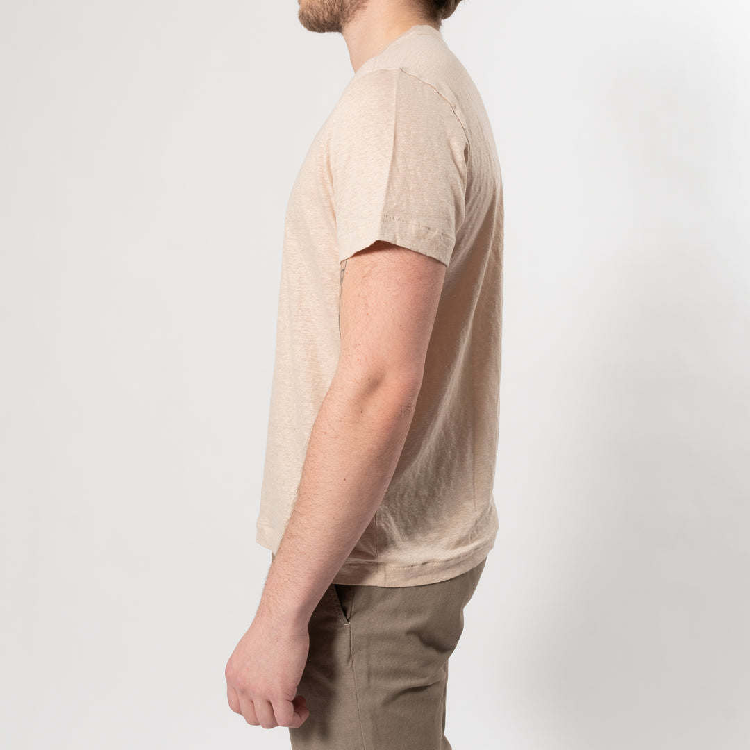 COURTES LINEN T-SHIRT KHAKI