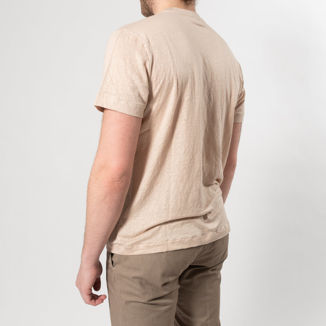 COURTES LINEN T-SHIRT KHAKI