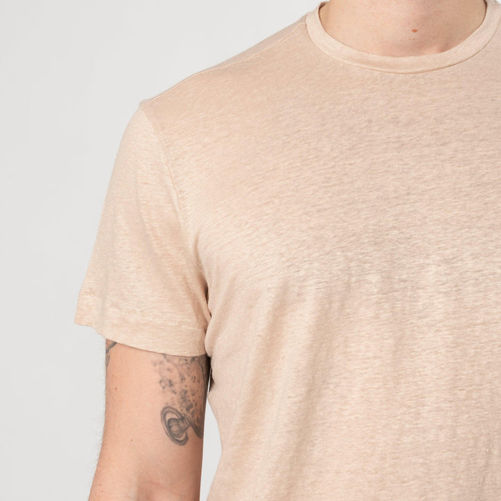 COURTES LINEN T-SHIRT KHAKI