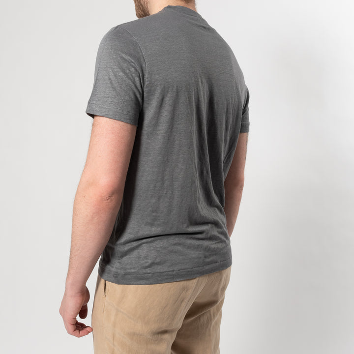 COURTES LINEN T-SHIRT Grey