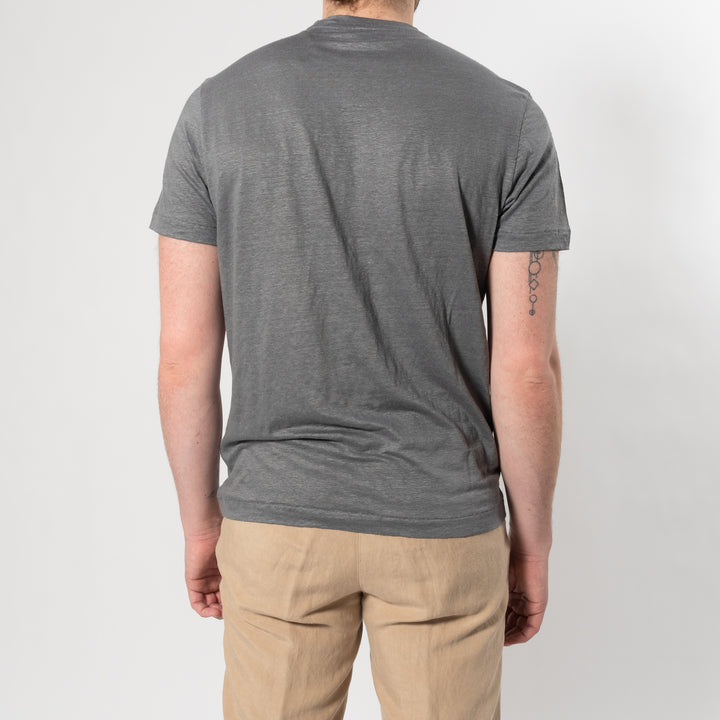 COURTES LINEN T-SHIRT Grey