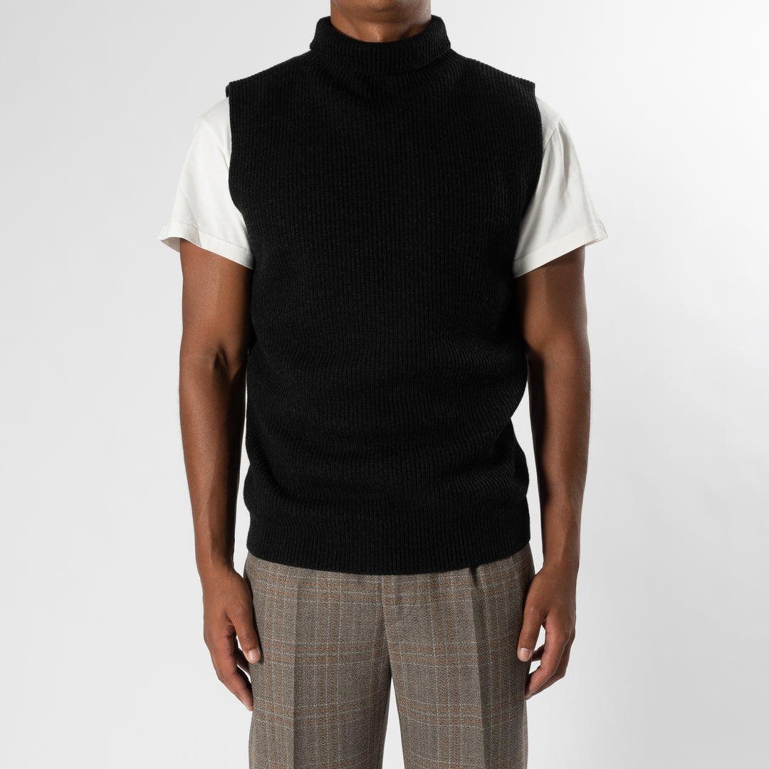 Wool Rollneck Slipover Antracite