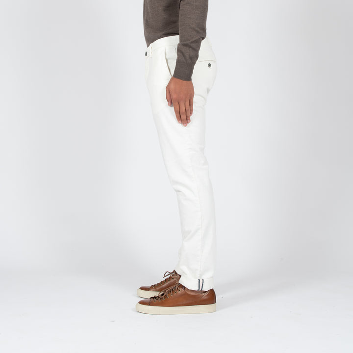 Milano Corduroy Trousers White