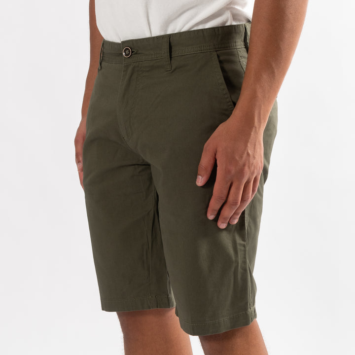 Axel Cotton Shorts Green