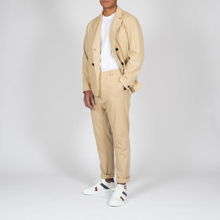 MOLENA JERSEY BLAZER BEIGE