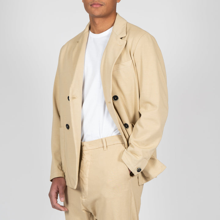 MOLENA JERSEY BLAZER BEIGE