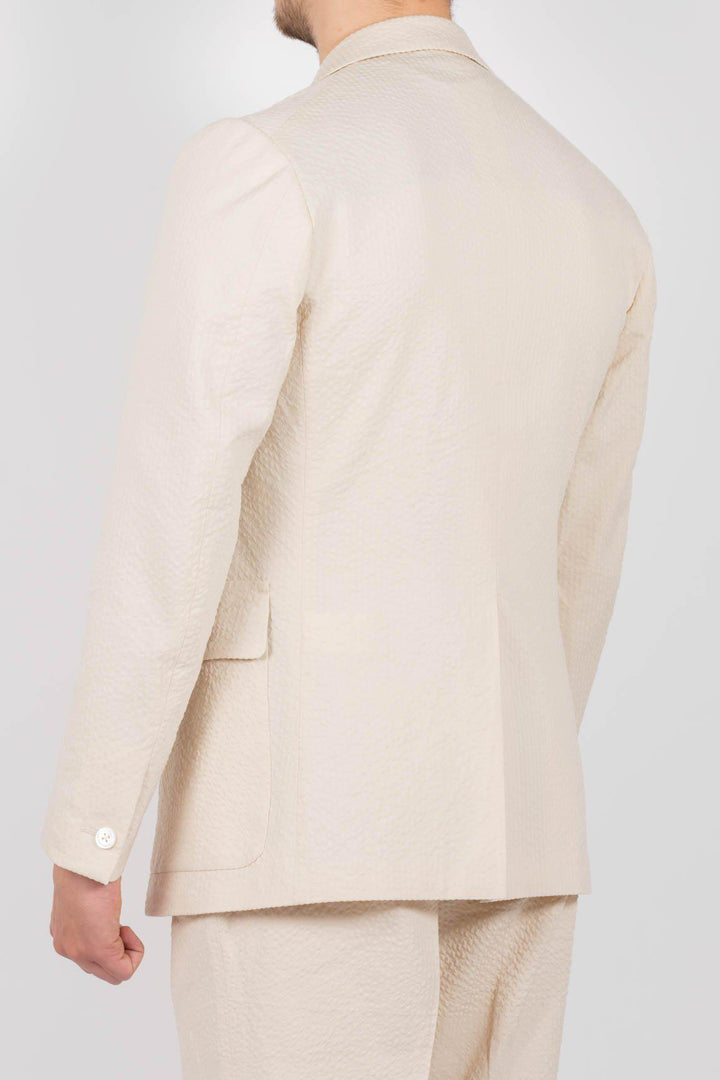 SEERSUCKER JACKET CREAM