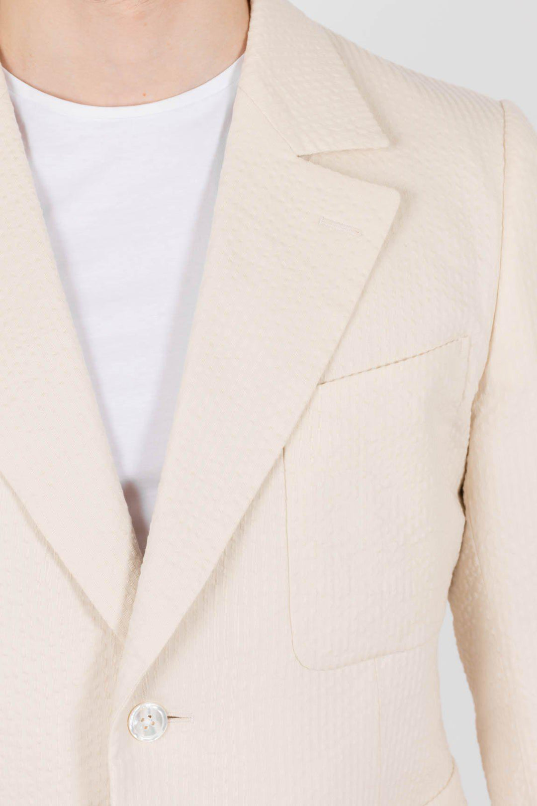 SEERSUCKER JACKET CREAM