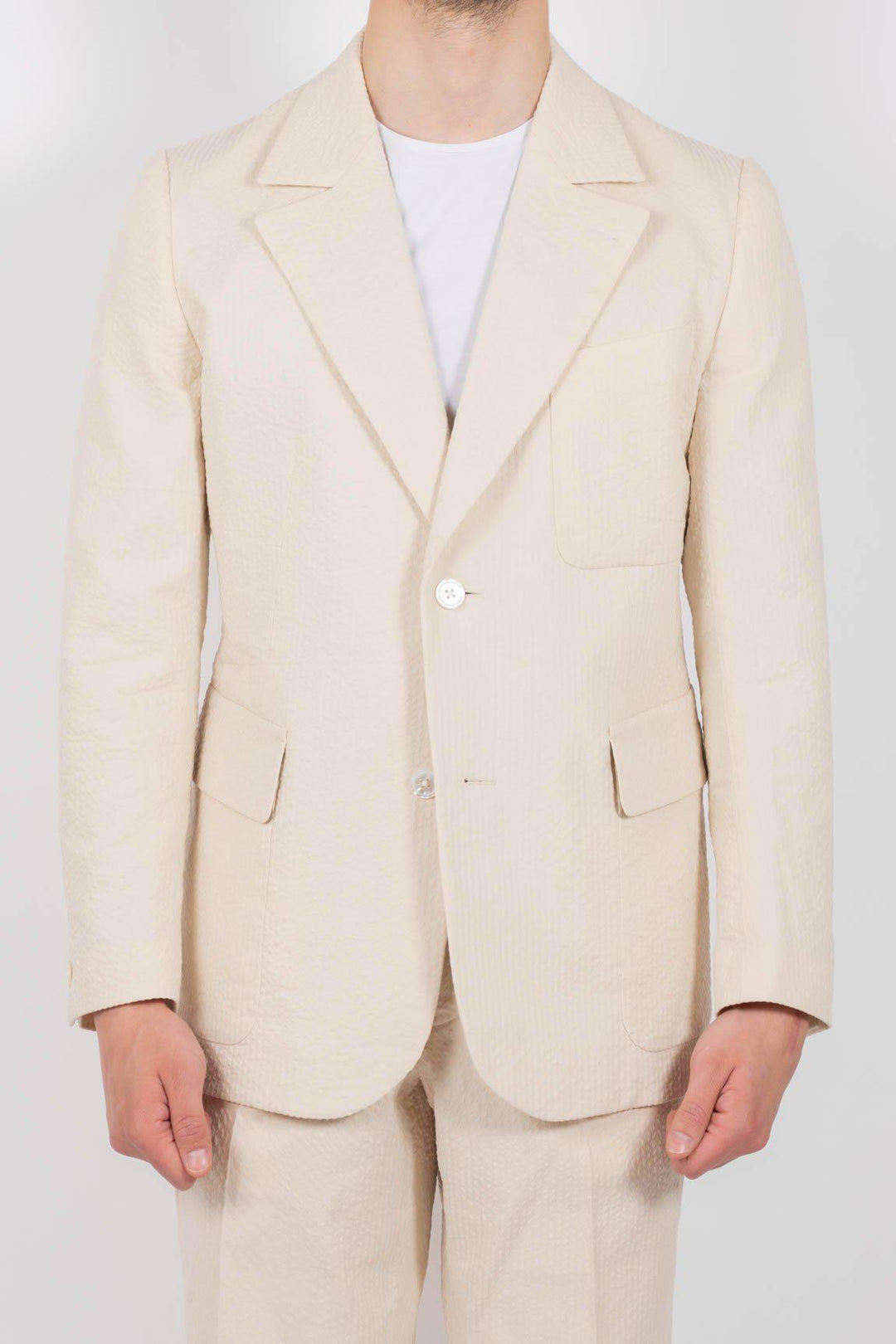 SEERSUCKER JACKET CREAM