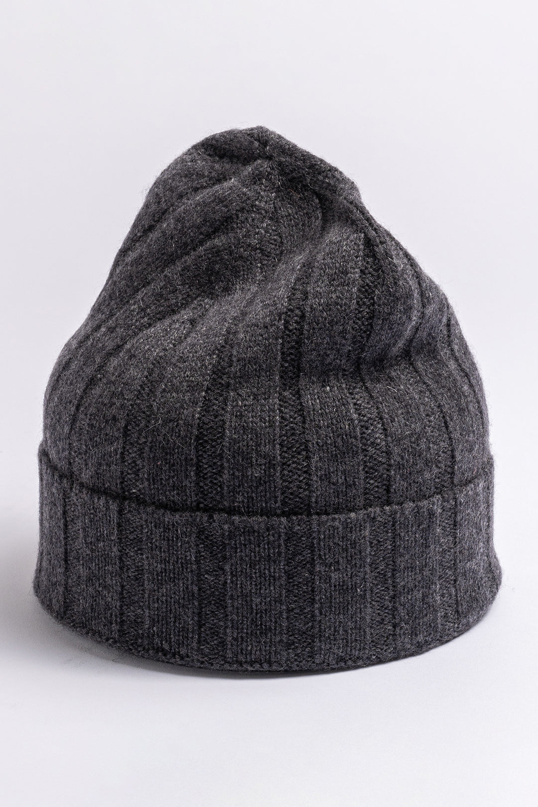 Cashmere Beanie Anthracite melange