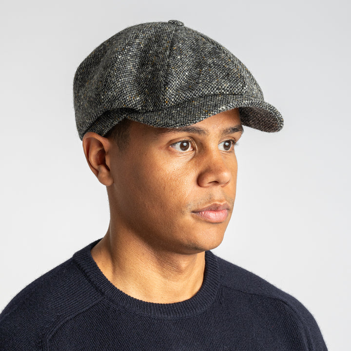 Newsboy Classic Cap Dk Grey Melange