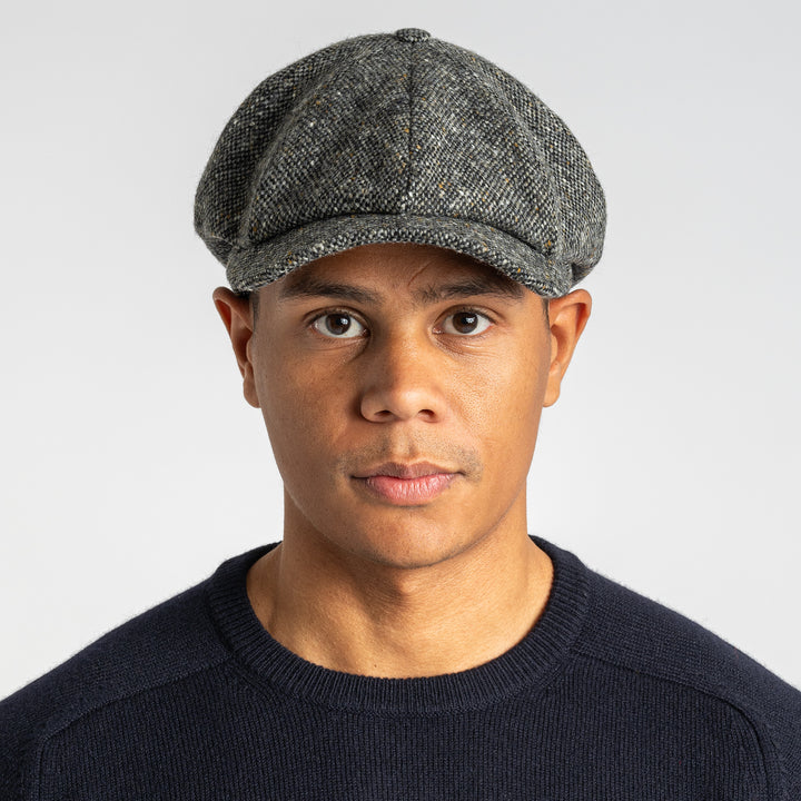 Newsboy Classic Cap Dk Grey Melange