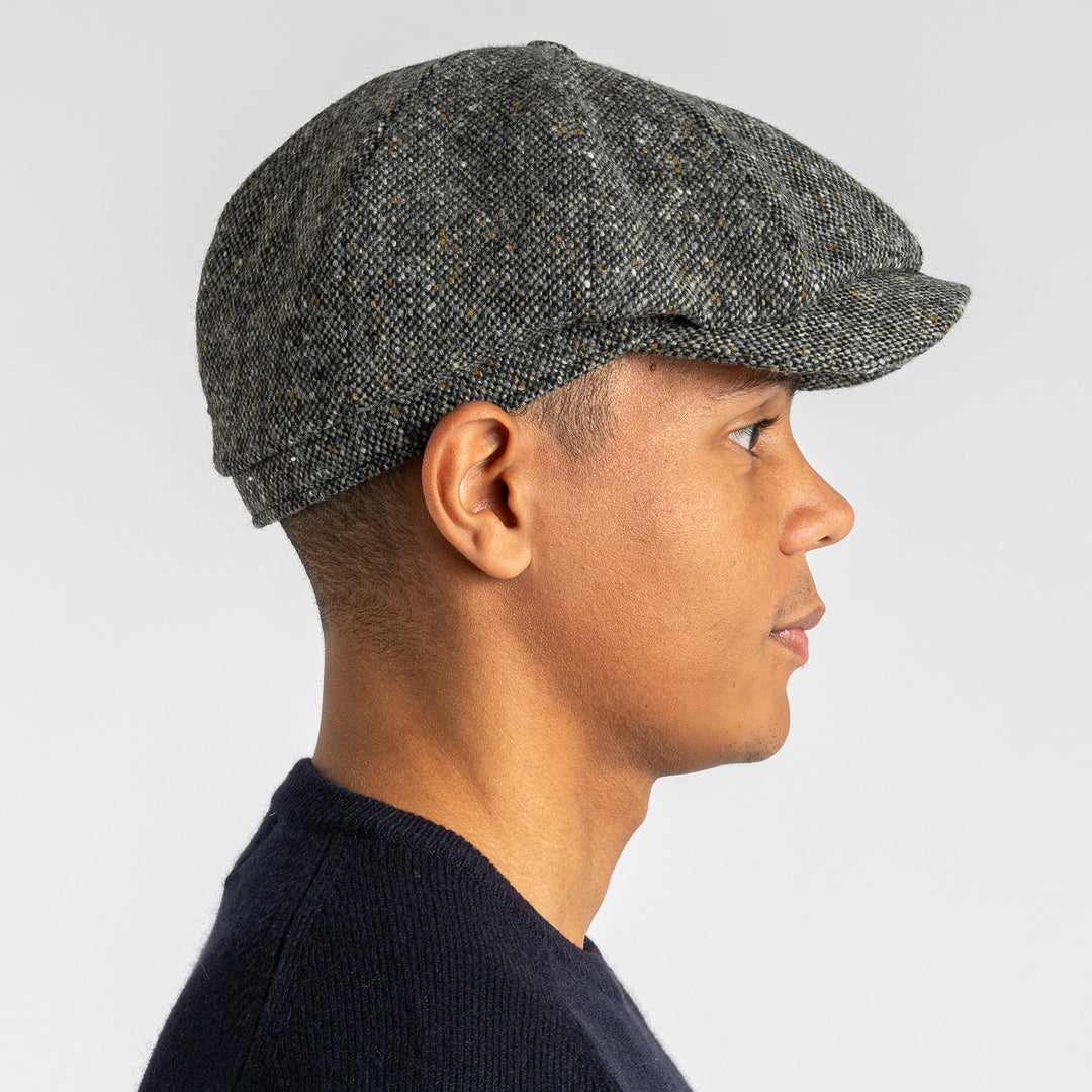 Newsboy Classic Cap Dk Grey Melange