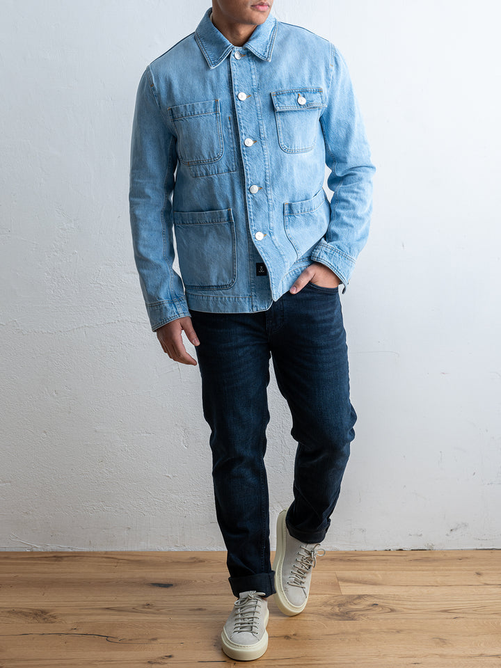 Morrison Luxury Overshirt Light Denim