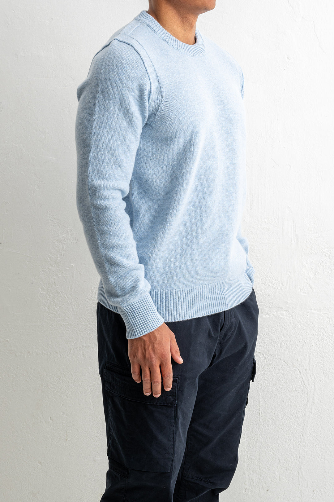 Lambswool Crewneck 5100072 Sky Blue