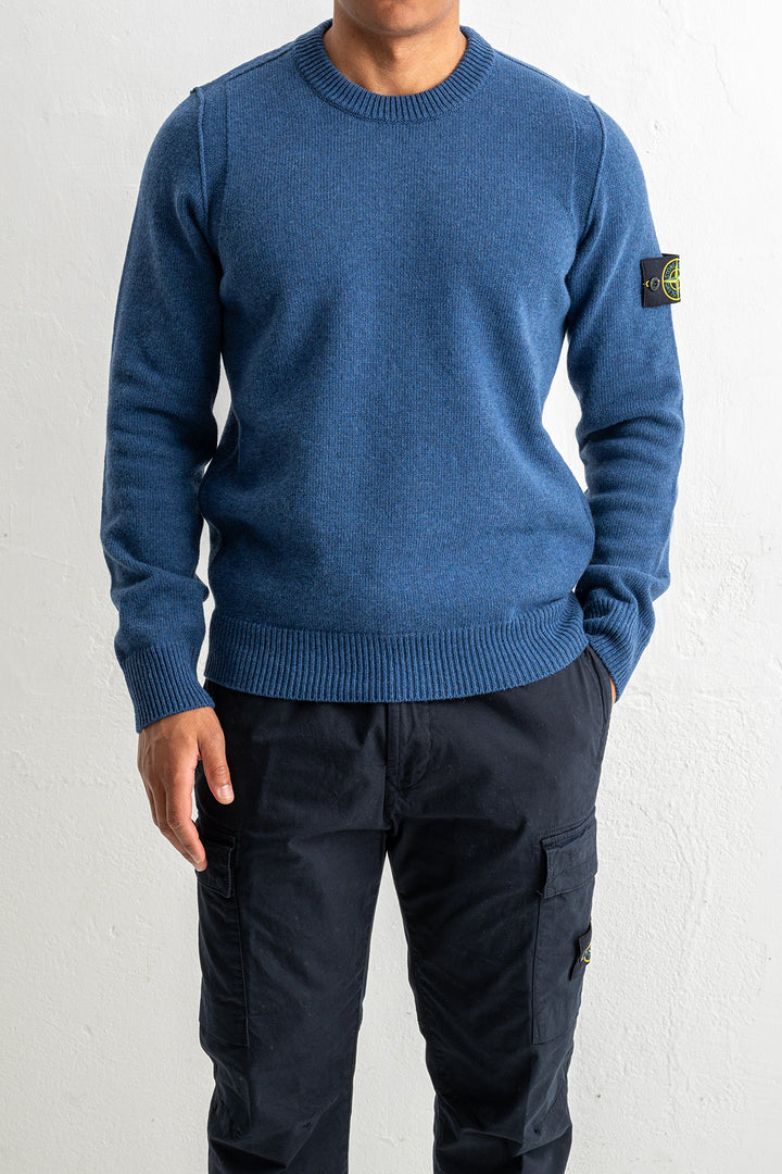 Lambswool Crewneck 5100072 STEEL BLUE