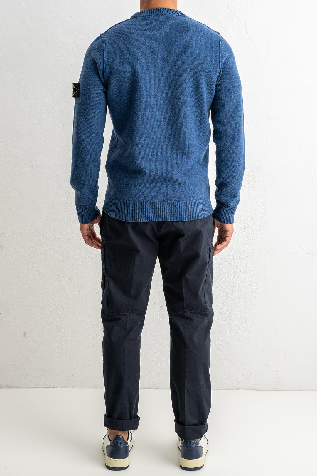 Lambswool Crewneck 5100072 STEEL BLUE