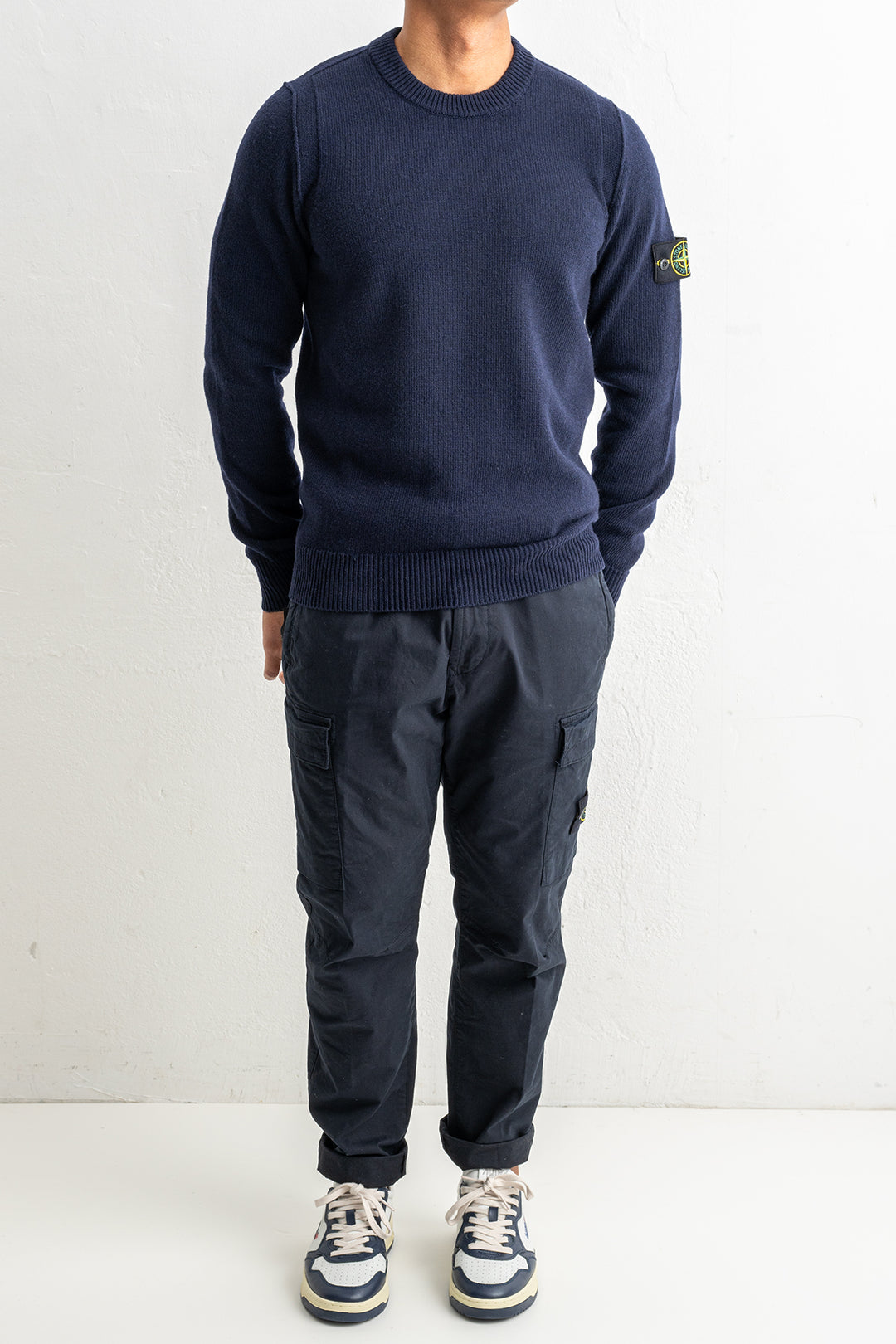 Lambswool Crewneck 5100072 Navy Blue