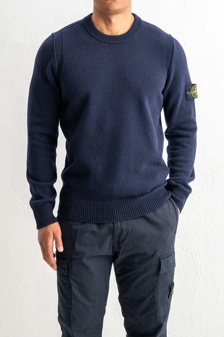 Lambswool Crewneck 5100072 Navy Blue