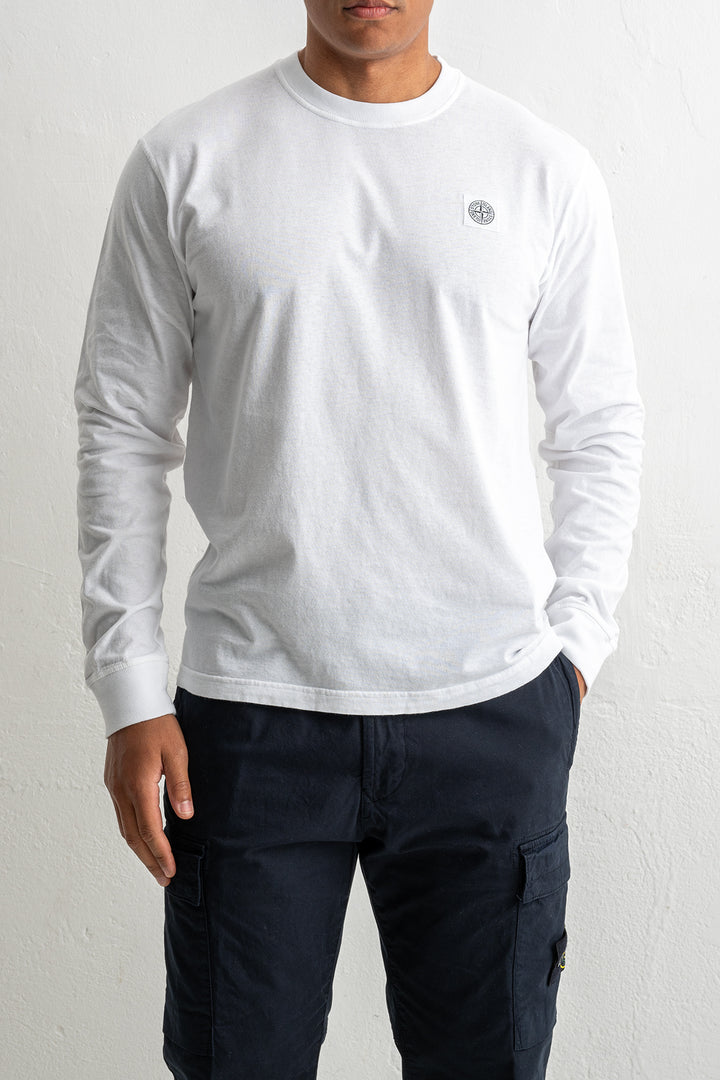 Organic Cotton Jersey Fissato Effect 2100030 White