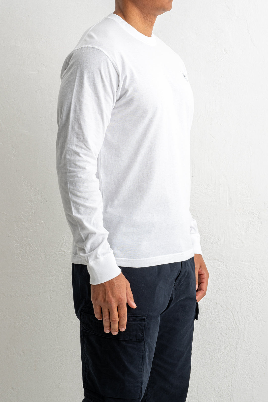 Organic Cotton Jersey Fissato Effect 2100030 White