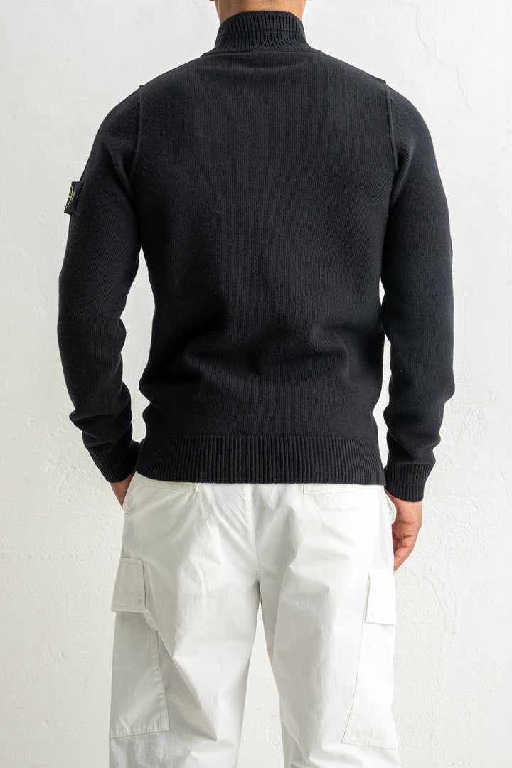 Lambswool Half Zip Sweater 5100040 Black