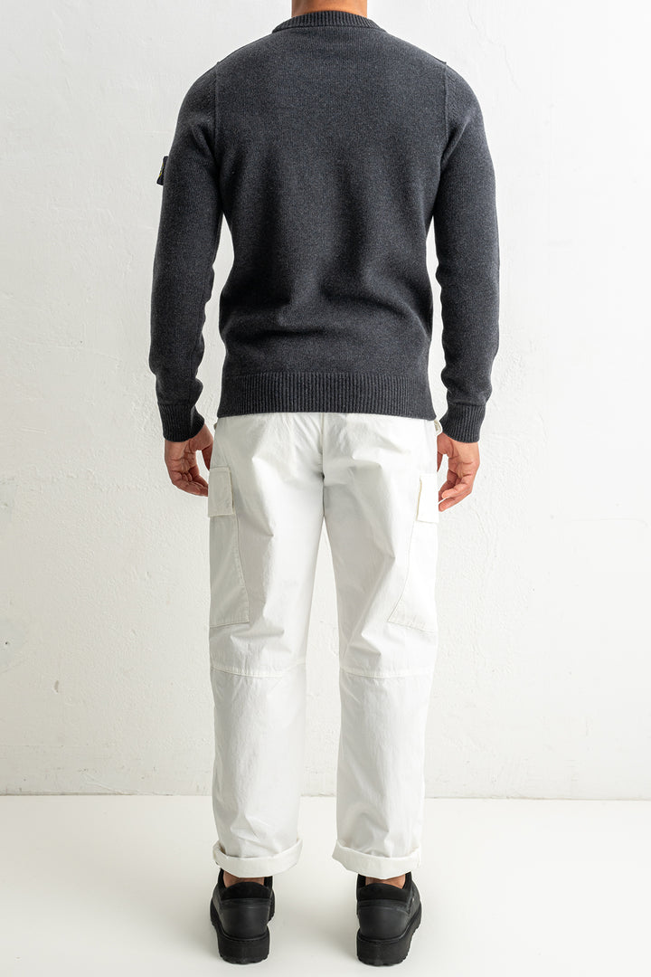Lambswool Crewneck 5100072 MELANGE CHARCOAL