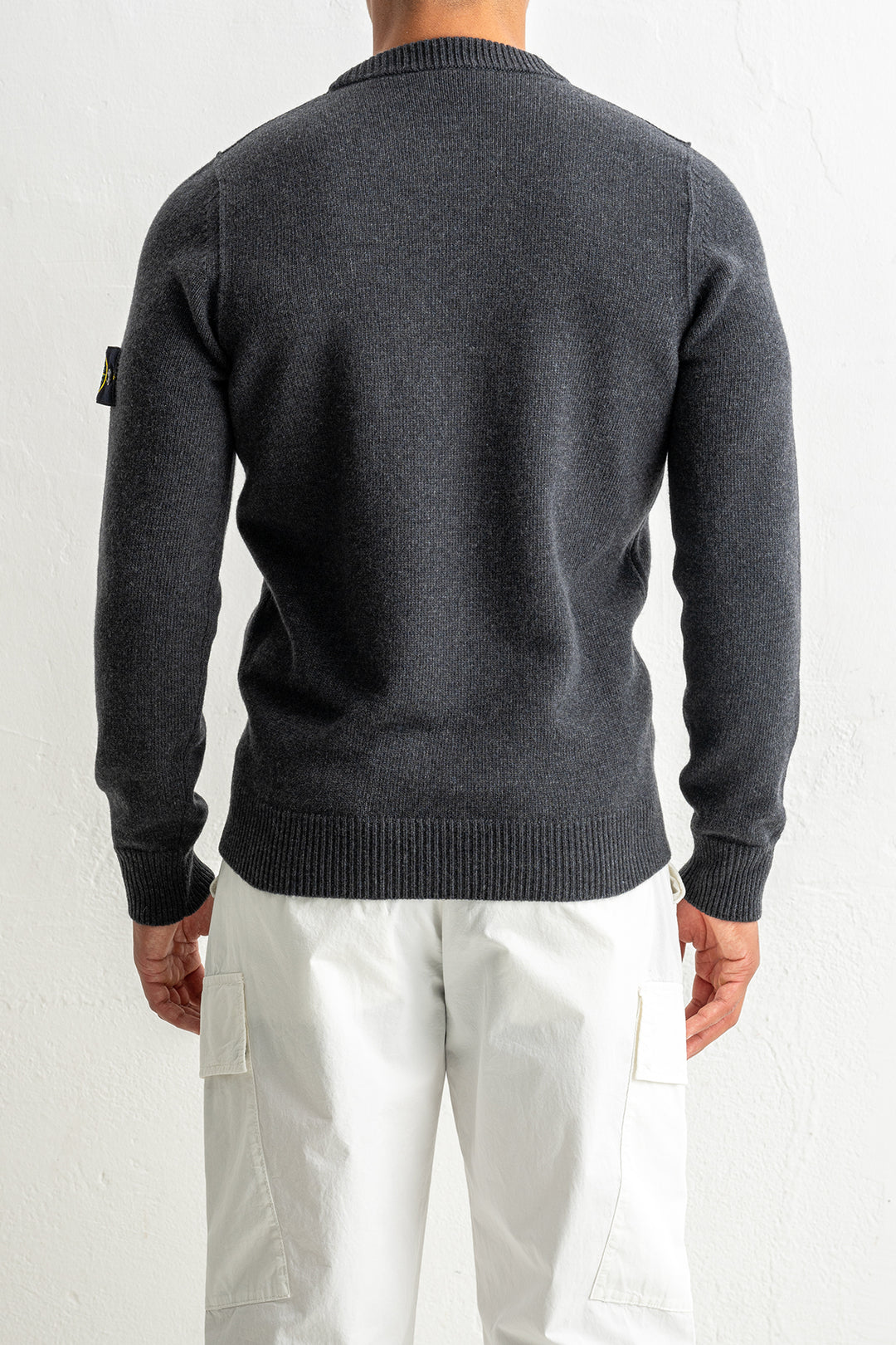 Lambswool Crewneck 5100072 MELANGE CHARCOAL