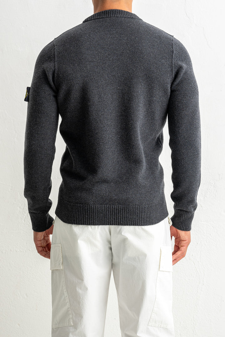 Lambswool Crewneck 5100072 MELANGE CHARCOAL