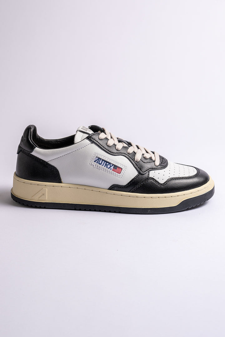 Medalist Bicolour Leather Black