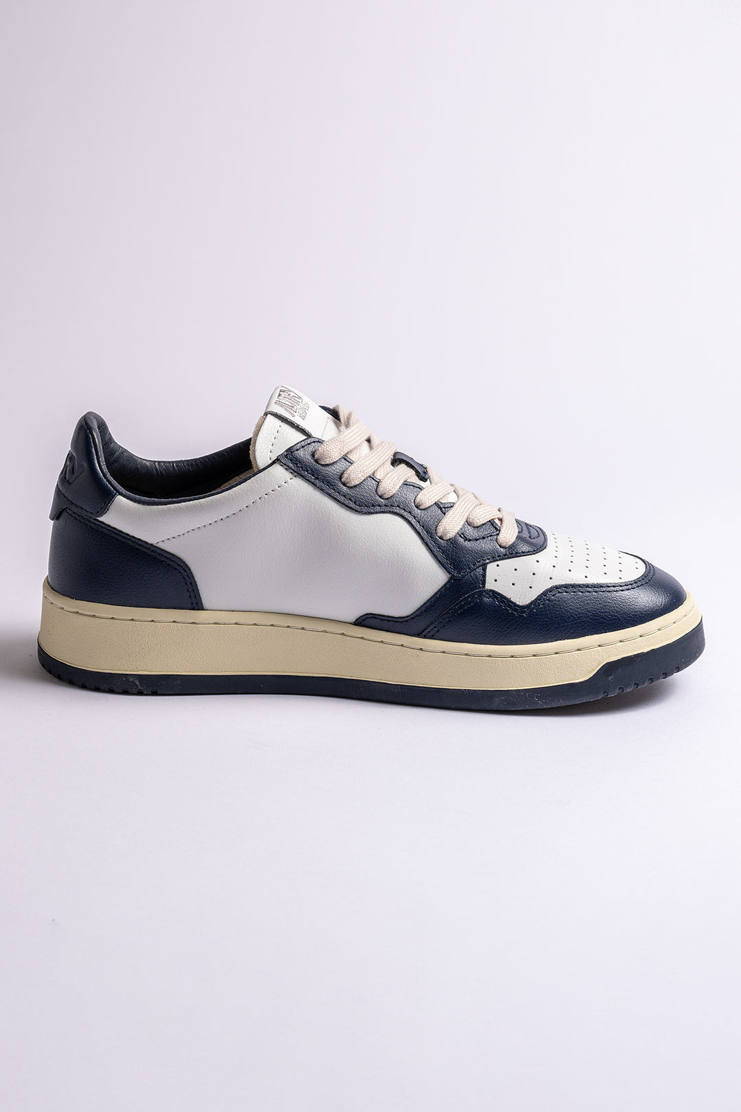 Medalist Bicolour Leather Navy