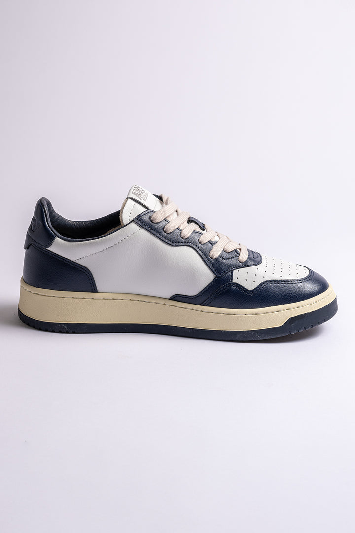 Medalist Bicolour Leather Navy