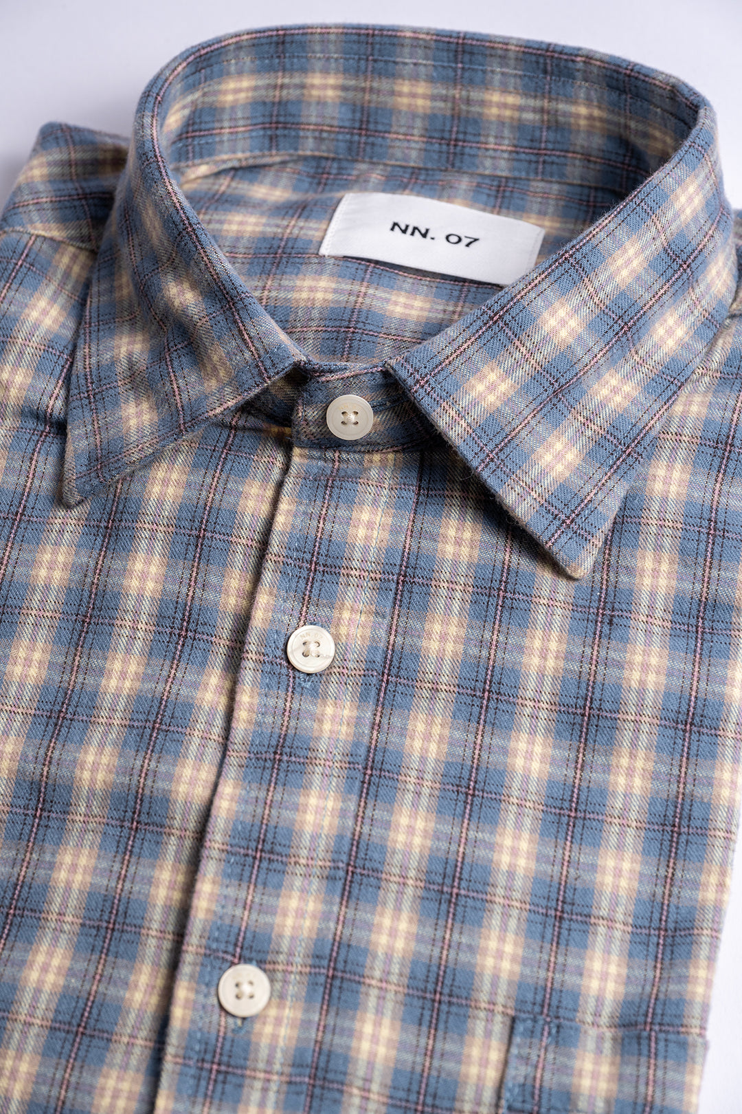 Deon 5465 Flannel Shirt Blue Check